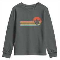 Shaka Hand Youth Sweatshirt Retro Vintage Shaka Sign Rasta Hawaii Hawaiian - Wonder Print Shop