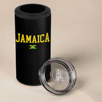 Vintage Jamaica 4 in 1 Can Cooler Tumbler Retro Jamaican Flag National Pride Vacation - Wonder Print Shop
