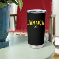 Vintage Jamaica Tumbler Cup Retro Jamaican Flag National Pride Vacation - Wonder Print Shop