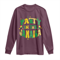 Party in The Jamaica Long Sleeve Shirt Funny Jamaican Independence Day - Wonder Print Shop