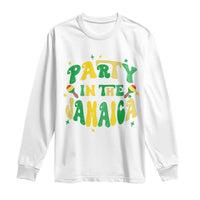 Party in The Jamaica Long Sleeve Shirt Funny Jamaican Independence Day - Wonder Print Shop