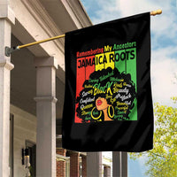 Proud Jamaican Afro Black Woman Garden Flag Remembering My Ancestors Jamaica Pride - Wonder Print Shop