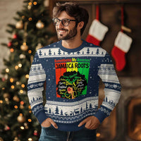 Proud Jamaican Afro Black Woman Ugly Christmas Sweater Remembering My Ancestors Jamaica Pride - Wonder Print Shop