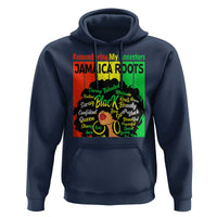 Proud Jamaican Afro Black Woman Hoodie Remembering My Ancestors Jamaica Pride - Wonder Print Shop
