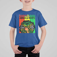 Proud Jamaican Afro Black Woman T Shirt For Kid Remembering My Ancestors Jamaica Pride - Wonder Print Shop