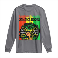 Proud Jamaican Afro Black Woman Long Sleeve Shirt Remembering My Ancestors Jamaica Pride - Wonder Print Shop