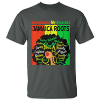 Proud Jamaican Afro Black Woman T Shirt Remembering My Ancestors Jamaica Pride - Wonder Print Shop