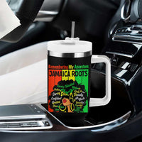 Proud Jamaican Afro Black Woman Tumbler With Handle Remembering My Ancestors Jamaica Pride - Wonder Print Shop