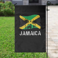 Jamaica Garden Flag Retro Vintage Jamaican Pride Flag Lion Of Judah - Wonder Print Shop