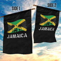 Jamaica Garden Flag Retro Vintage Jamaican Pride Flag Lion Of Judah - Wonder Print Shop