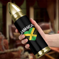 Jamaican Heart Flag Bullet Tumbler Patriotic Jamaica Girls Proud Jamaican Roots - Wonder Print Shop