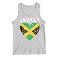 Jamaican Heart Flag Tank Top Patriotic Jamaica Girls Proud Jamaican Roots - Wonder Print Shop