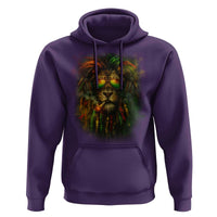 Rasta Reggae Lion Smoking Weed Hoodie Jamaican Reggae Music and Weed Lovers - Wonder Print Shop