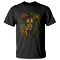 Rasta Reggae Lion Smoking Weed T Shirt Jamaican Reggae Music and Weed Lovers - Wonder Print Shop