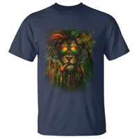 Rasta Reggae Lion Smoking Weed T Shirt Jamaican Reggae Music and Weed Lovers - Wonder Print Shop