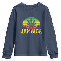 Jamaica Stoner Youth Sweatshirt Rasta Sunset Cannabis Marijuana Weed Lovers 420 - Wonder Print Shop