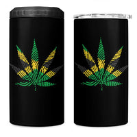 Jamaica Flag Cannabis 4 in 1 Can Cooler Tumbler Funny Stoner Weed Lovers Marijuana 420 - Wonder Print Shop