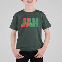 Rastafarian Jah Bless T Shirt For Kid Retro Reggae Rastafari Jamaica Rasta - Wonder Print Shop
