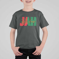 Rastafarian Jah Bless T Shirt For Kid Retro Reggae Rastafari Jamaica Rasta - Wonder Print Shop