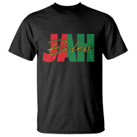 Rastafarian Jah Bless T Shirt Retro Reggae Rastafari Jamaica Rasta - Wonder Print Shop