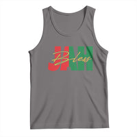 Rastafarian Jah Bless Tank Top Retro Reggae Rastafari Jamaica Rasta - Wonder Print Shop