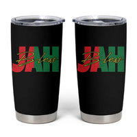 Rastafarian Jah Bless Tumbler Cup Retro Reggae Rastafari Jamaica Rasta - Wonder Print Shop