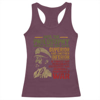 Haile Selassie Racerback Tank Top War Speech Lion of Judah Rasta Jah Bless - Wonder Print Shop