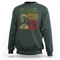 Haile Selassie Sweatshirt War Speech Lion of Judah Rasta Jah Bless - Wonder Print Shop