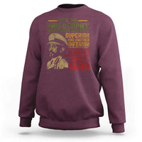 Haile Selassie Sweatshirt War Speech Lion of Judah Rasta Jah Bless - Wonder Print Shop