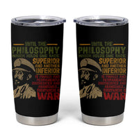Haile Selassie Tumbler Cup War Speech Lion of Judah Rasta Jah Bless - Wonder Print Shop