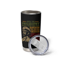 Haile Selassie Tumbler Cup War Speech Lion of Judah Rasta Jah Bless - Wonder Print Shop