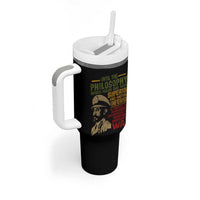 Haile Selassie Tumbler With Handle War Speech Lion of Judah Rasta Jah Bless - Wonder Print Shop