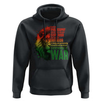 Lion of Judah Hoodie Rasta Haile Selassie War Speech Jah Bless - Wonder Print Shop
