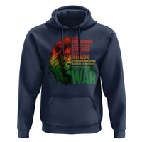 Lion of Judah Hoodie Rasta Haile Selassie War Speech Jah Bless - Wonder Print Shop