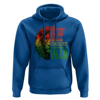 Lion of Judah Hoodie Rasta Haile Selassie War Speech Jah Bless - Wonder Print Shop