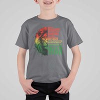 Lion of Judah T Shirt For Kid Rasta Haile Selassie War Speech Jah Bless - Wonder Print Shop