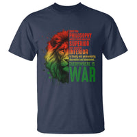 Lion of Judah T Shirt Rasta Haile Selassie War Speech Jah Bless - Wonder Print Shop