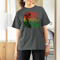 Lion of Judah T Shirt For Women Rasta Haile Selassie War Speech Jah Bless - Wonder Print Shop
