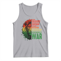Lion of Judah Tank Top Rasta Haile Selassie War Speech Jah Bless - Wonder Print Shop