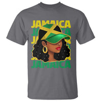 Proud Jamaican Afro Black Woman Jamaica Flag Pride T Shirt - Wonder Print Shop