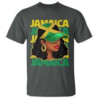 Proud Jamaican Afro Black Woman Jamaica Flag Pride T Shirt - Wonder Print Shop
