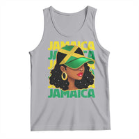 Proud Jamaican Afro Black Woman Jamaica Flag Pride Tank Top - Wonder Print Shop