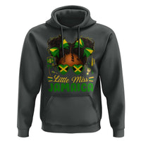 Little Miss Jamaica Hoodie Proud Jamaican Afro Black Girls Jamaica Flag Pride - Wonder Print Shop