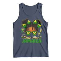 Little Miss Jamaica Tank Top Proud Jamaican Afro Black Girls Jamaica Flag Pride - Wonder Print Shop