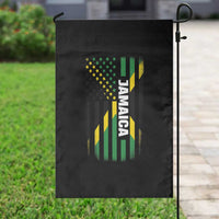 Jamaican American Flag Garden Flag Distressed Jamaica America Usa Flag - Wonder Print Shop