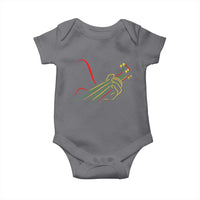 Reggae Guitar Baby Onesie Rasta Music Gift for Guitar Lovers - Wonder Print Shop