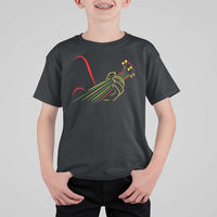 Reggae Guitar T Shirt For Kid Rasta Music Gift for Guitar Lovers - Wonder Print Shop