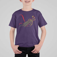 Reggae Guitar T Shirt For Kid Rasta Music Gift for Guitar Lovers - Wonder Print Shop