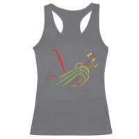 Reggae Guitar Racerback Tank Top Rasta Music Gift for Guitar Lovers - Wonder Print Shop