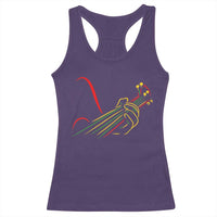 Reggae Guitar Racerback Tank Top Rasta Music Gift for Guitar Lovers - Wonder Print Shop